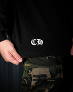 White Dagger Crest Black Long Sleeve™