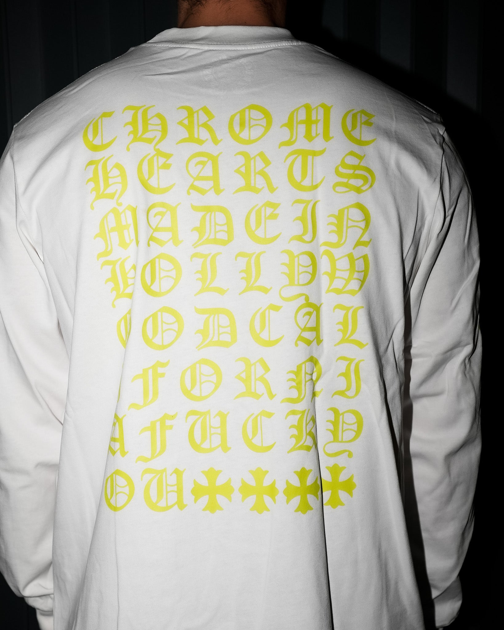 Neon Typography Design White Long Sleeve™