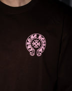 Pink Horse Shoe Logo Brown Long Sleeve™