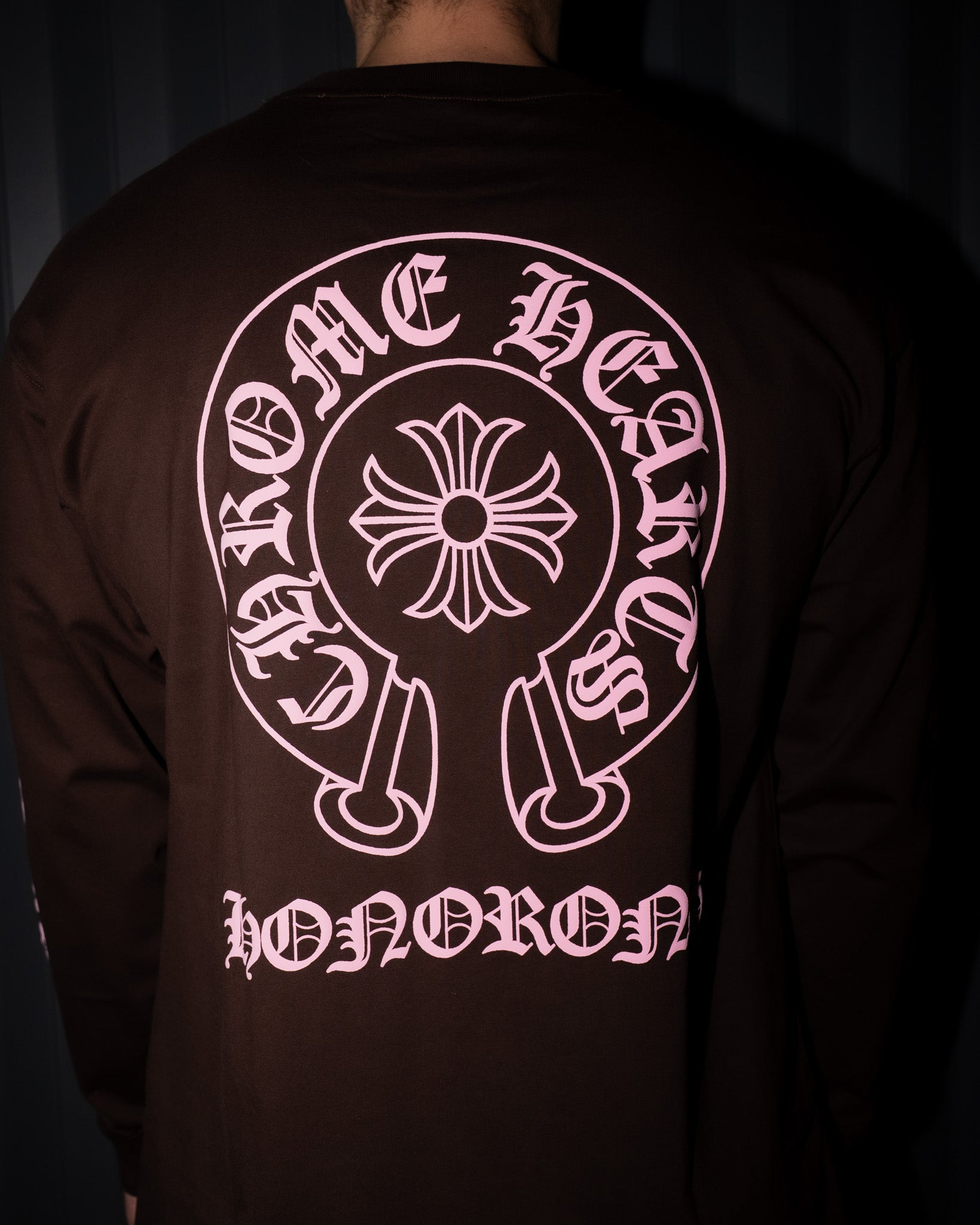 Pink Horse Shoe Logo Brown Long Sleeve™
