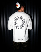 Horse Shoe Logo White Long Sleeve™