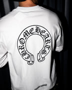 Horse Shoe Logo White Long Sleeve™