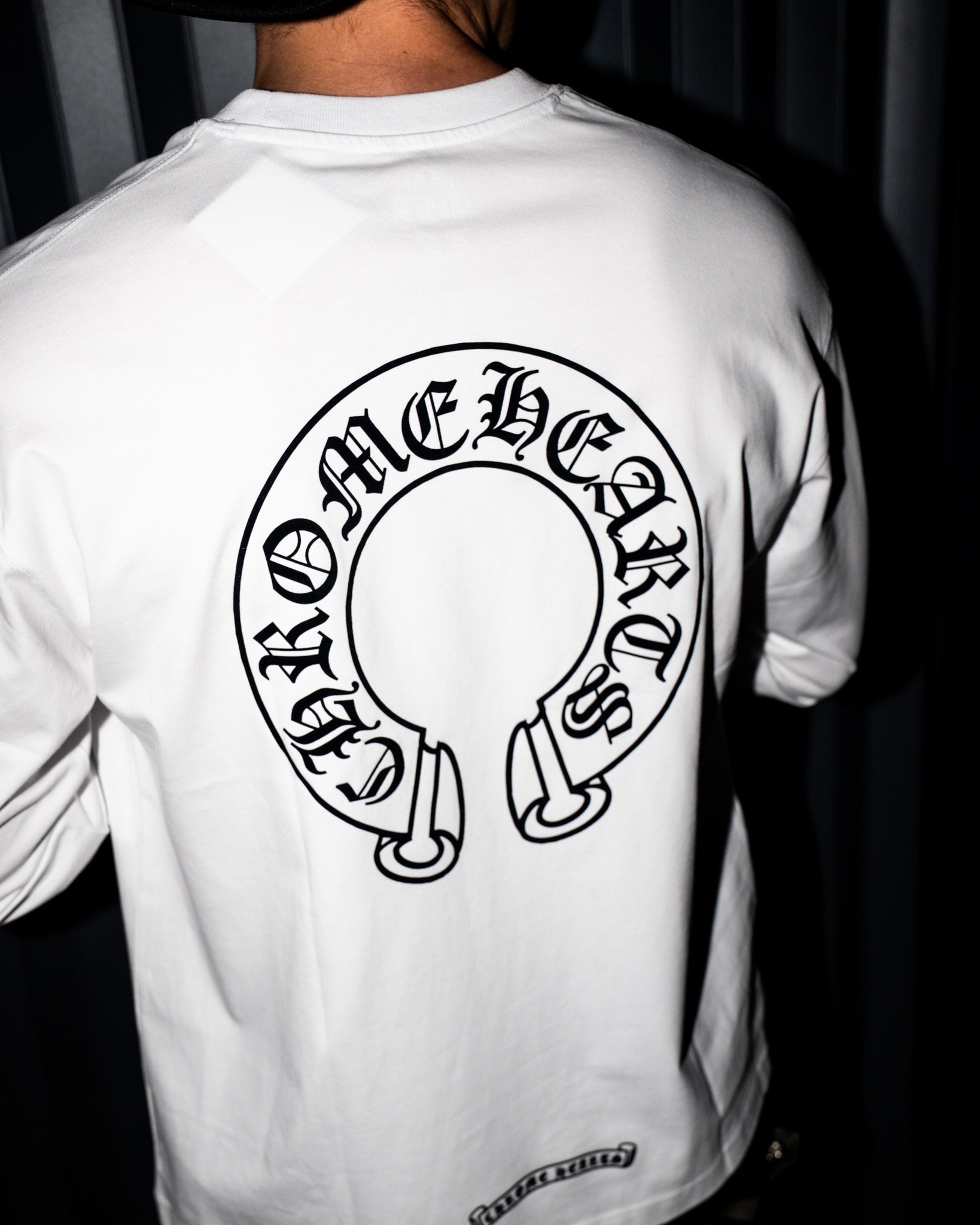 Horse Shoe Logo White Long Sleeve™