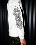 Horse Shoe Logo White Long Sleeve™