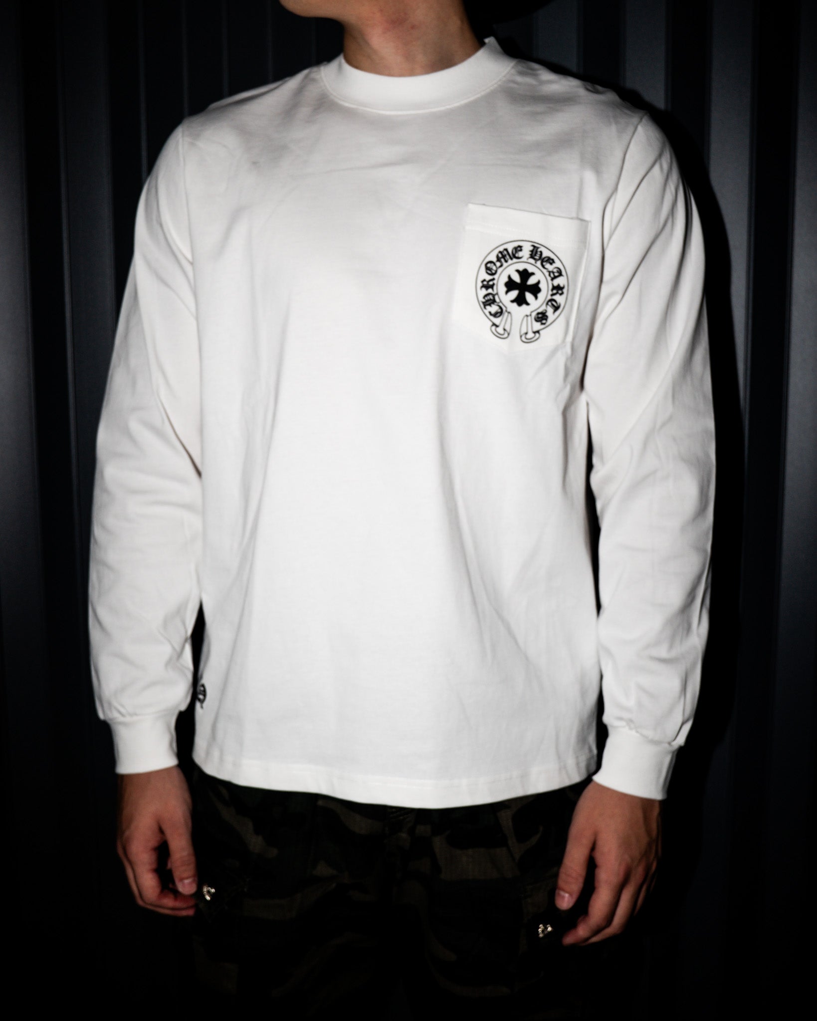 Black Typography Design White Long Sleeve™