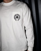 Black Typography Design White Long Sleeve™
