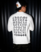 Black Typography Design White Long Sleeve™