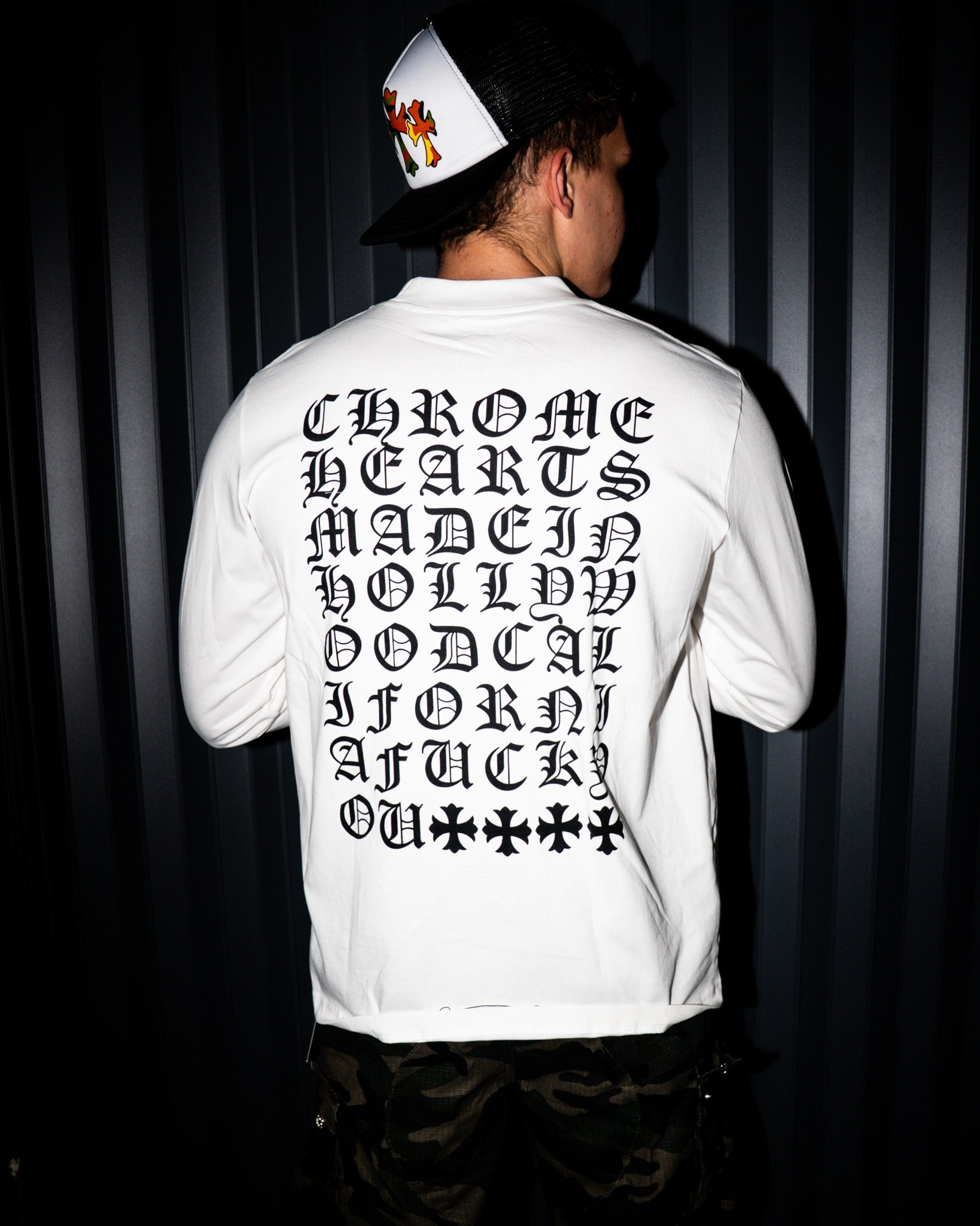 Black Typography Design White Long Sleeve™