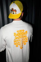 Yellow Dagger Crest White Long Sleeve™