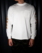 Orange Dagger Crest White Long Sleeve™