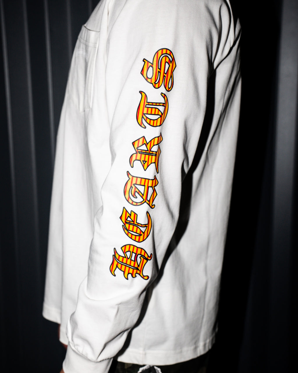 Orange Dagger Crest White Long Sleeve™