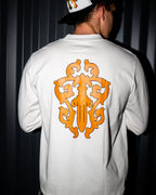 Orange Dagger Crest White Long Sleeve™