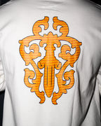 Orange Dagger Crest White Long Sleeve™