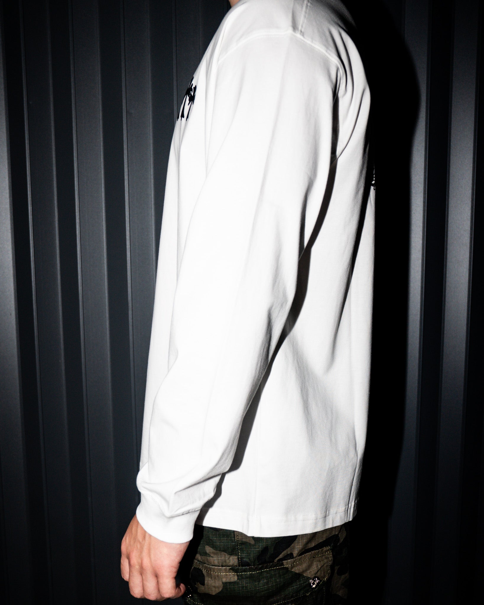 Hollywood Black Triple Cross White Long Sleeve™