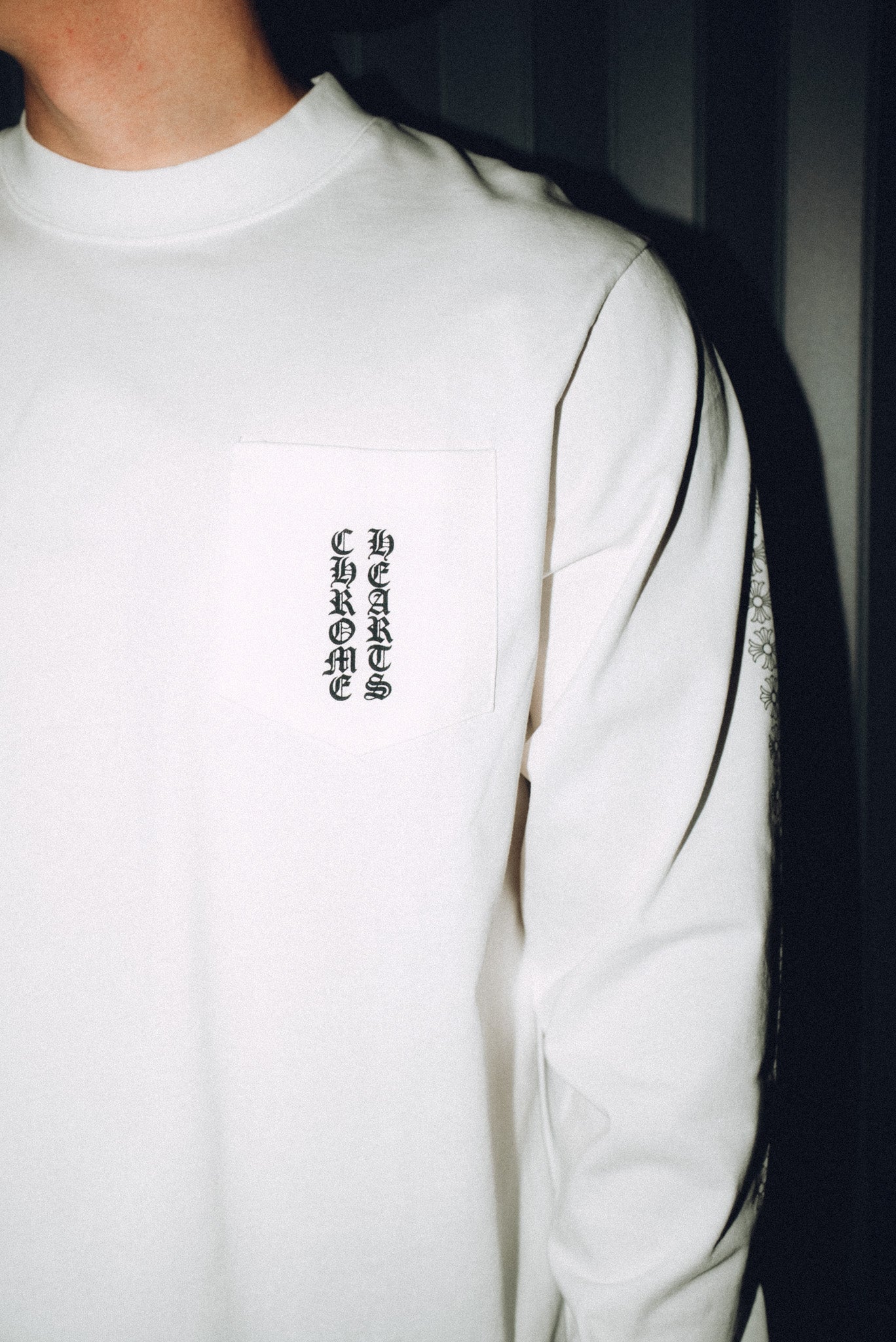 Orange Typography White Long Sleeve™