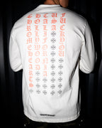 Orange Typography White Long Sleeve™
