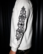 Pink Dagger Crest White Long Sleeve™