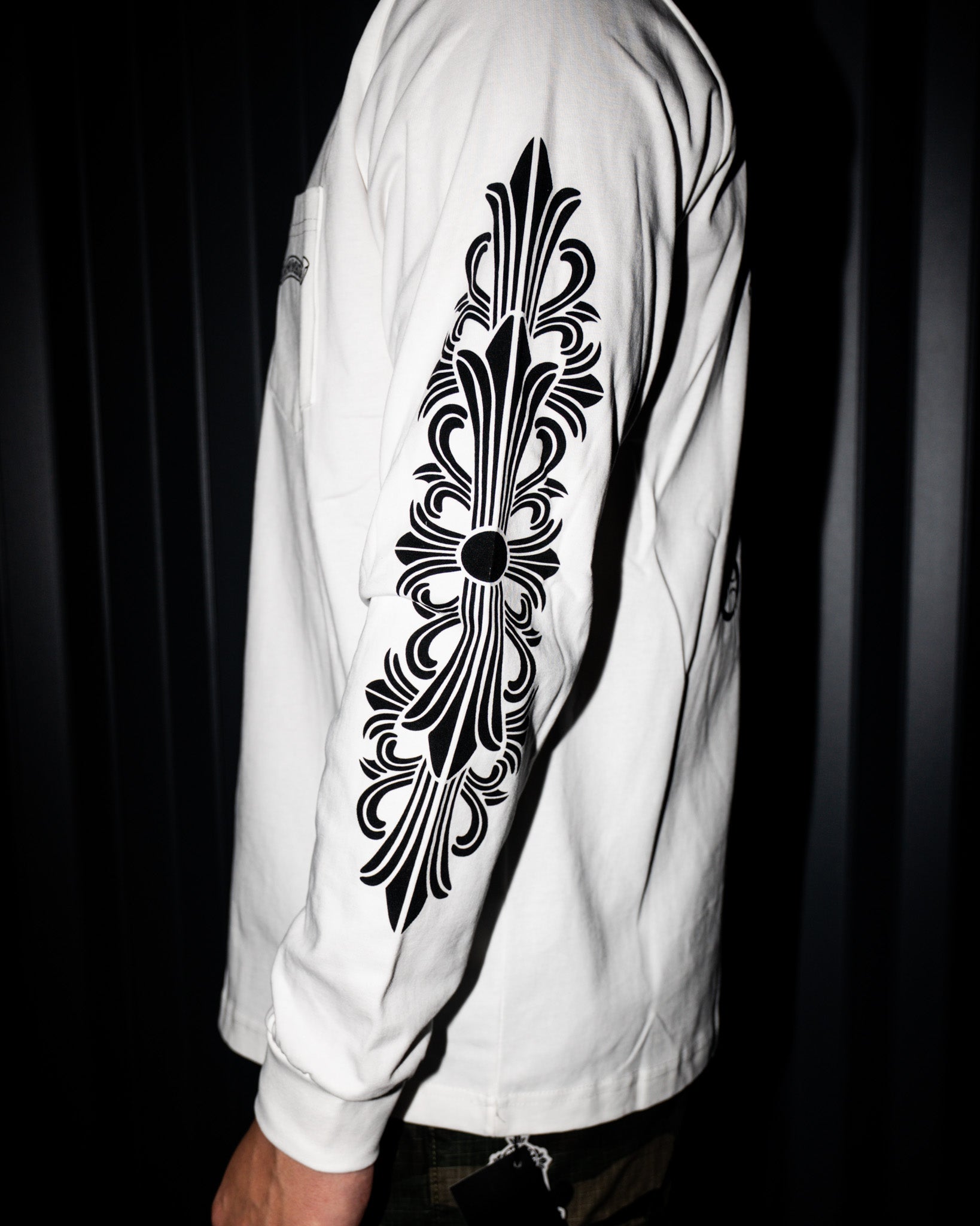 Pink Dagger Crest White Long Sleeve™