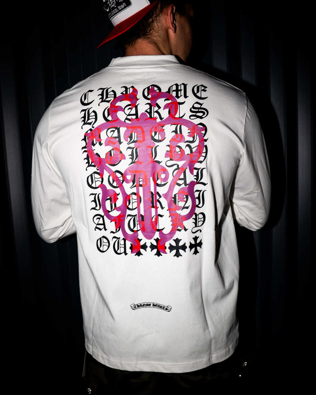 Pink Dagger Crest White Long Sleeve™