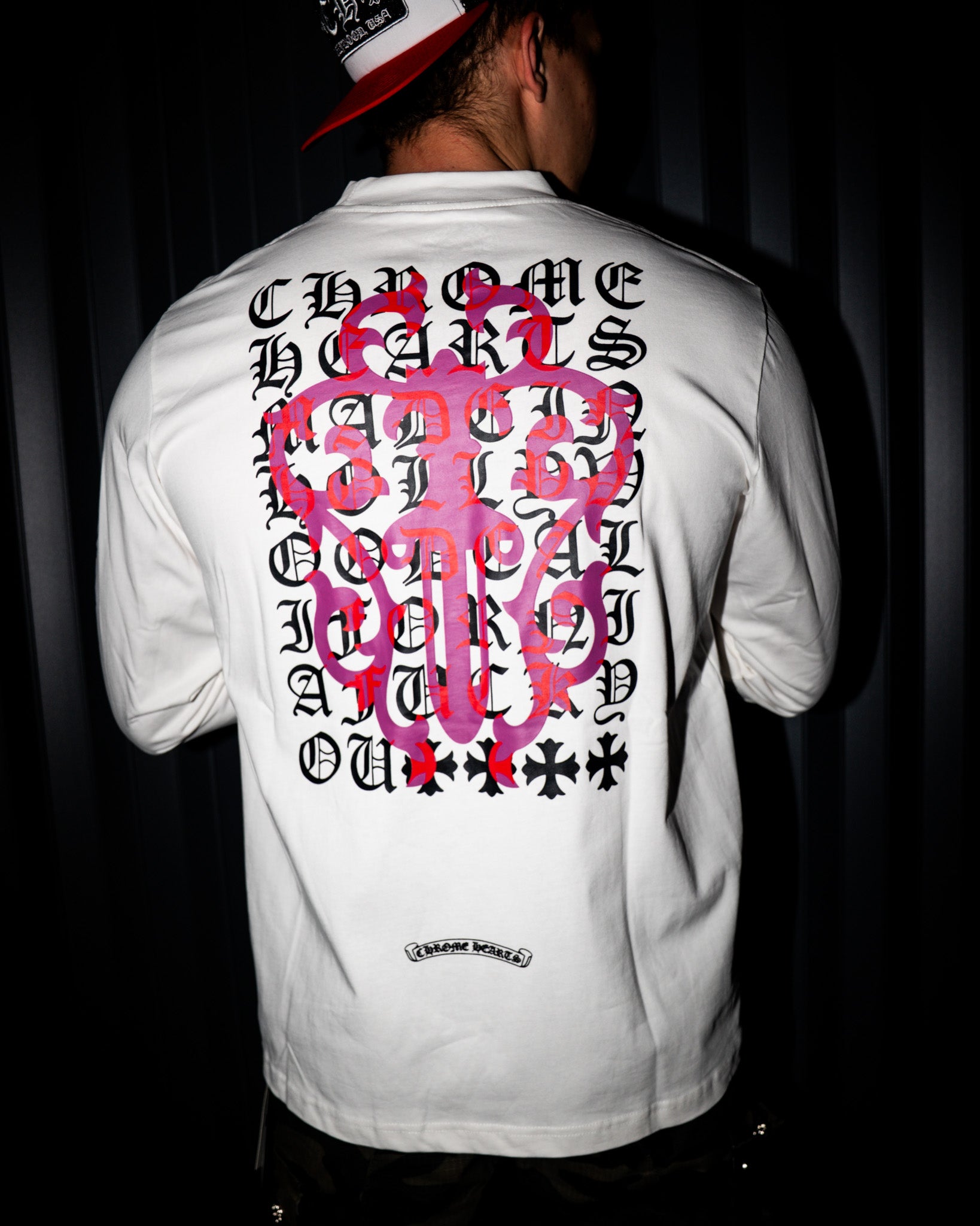 Pink Dagger Crest White Long Sleeve™