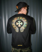 Camo Horse Shoe Logo Black Long Sleeve™