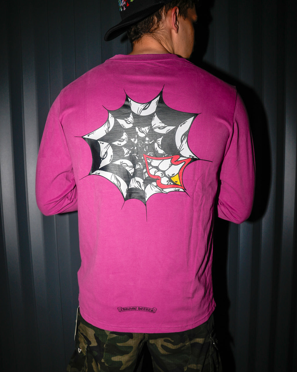 M-Boy Spider Web Pink Long Sleeve™