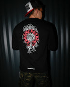 Red Horse Shoe Logo Black Long Sleeve™