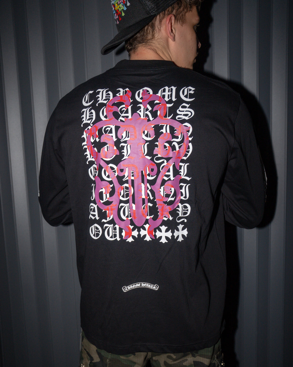 Pink Dagger Crest Black Long Sleeve™