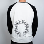 Big Horse Shoe Logo Black & White Long Sleeve™