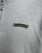 Grey Wool Buttoned T-Shirt™