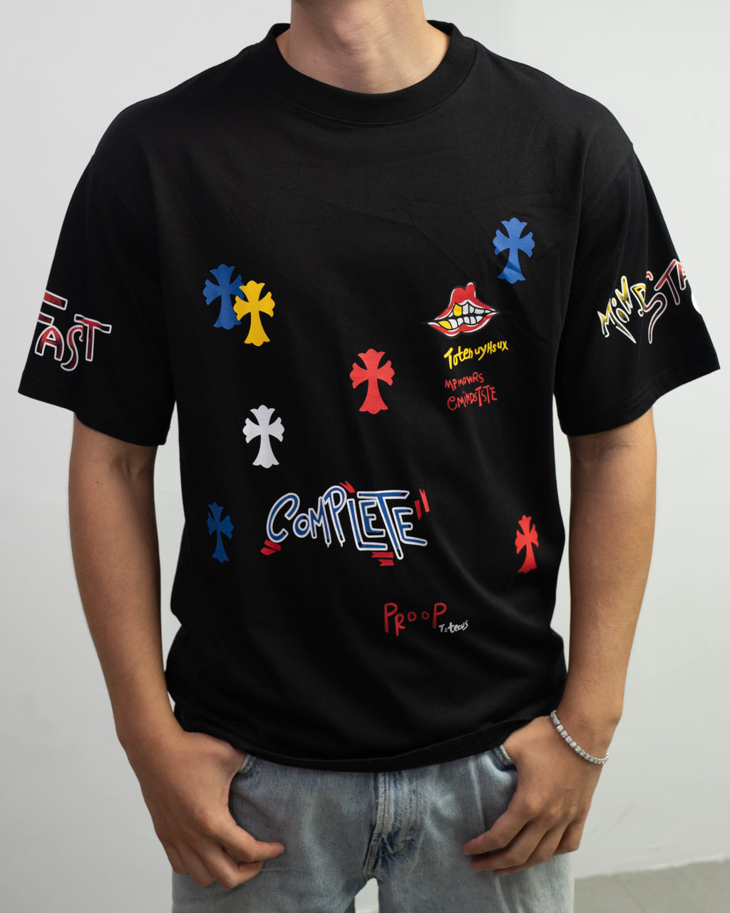 Multicolor Supply The Demand Black T-Shirt™