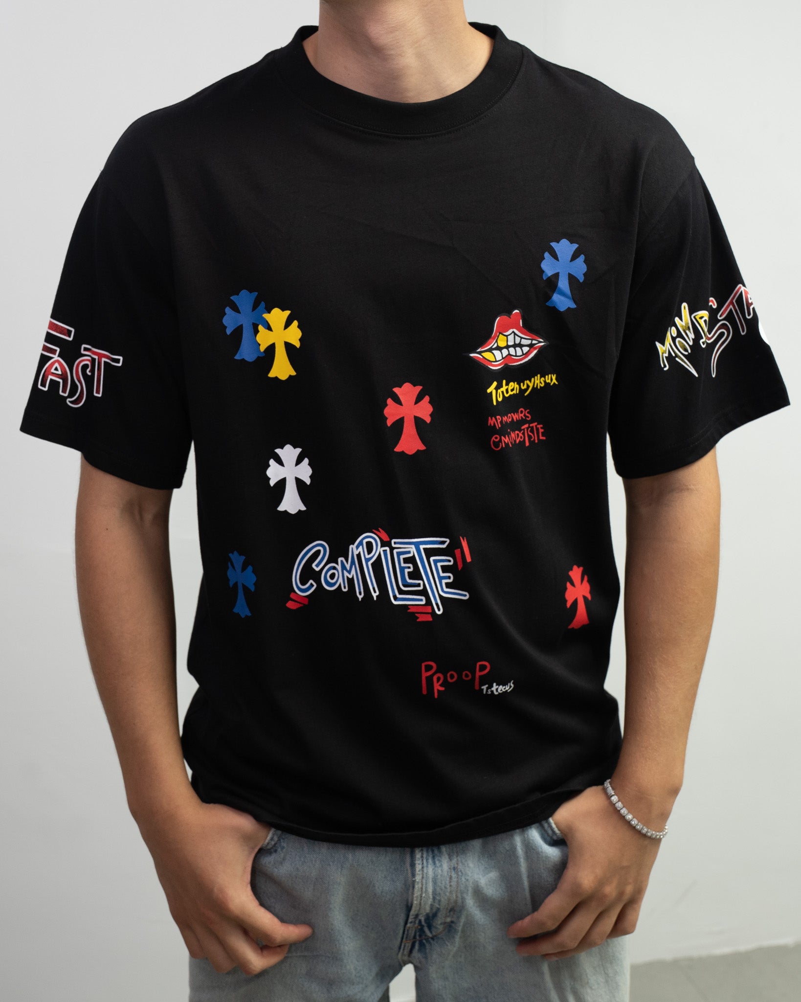 Multicolor Supply The Demand Black T-Shirt™