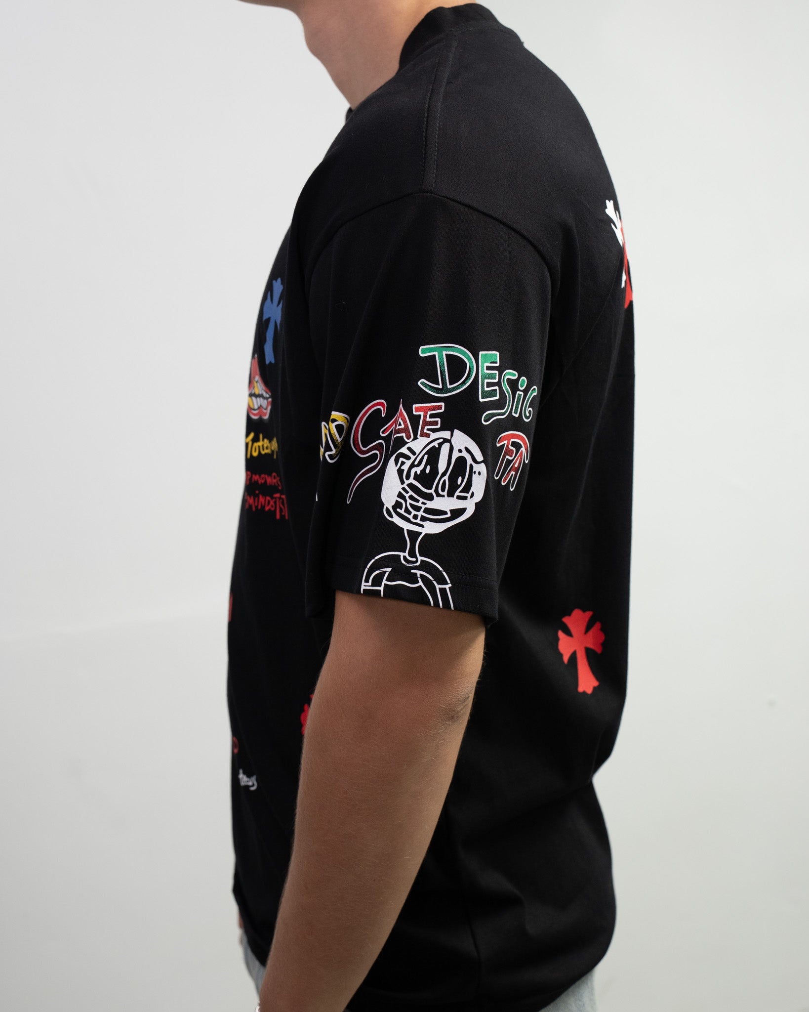 Multicolor Supply The Demand Black T-Shirt™