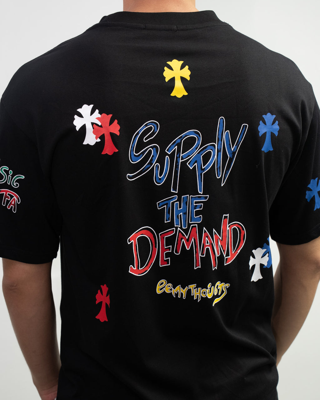 Multicolor Supply The Demand Black T-Shirt™