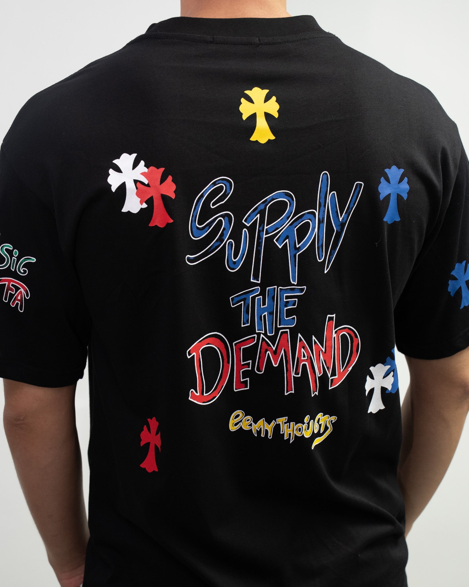 Multicolor Supply The Demand Black T-Shirt™