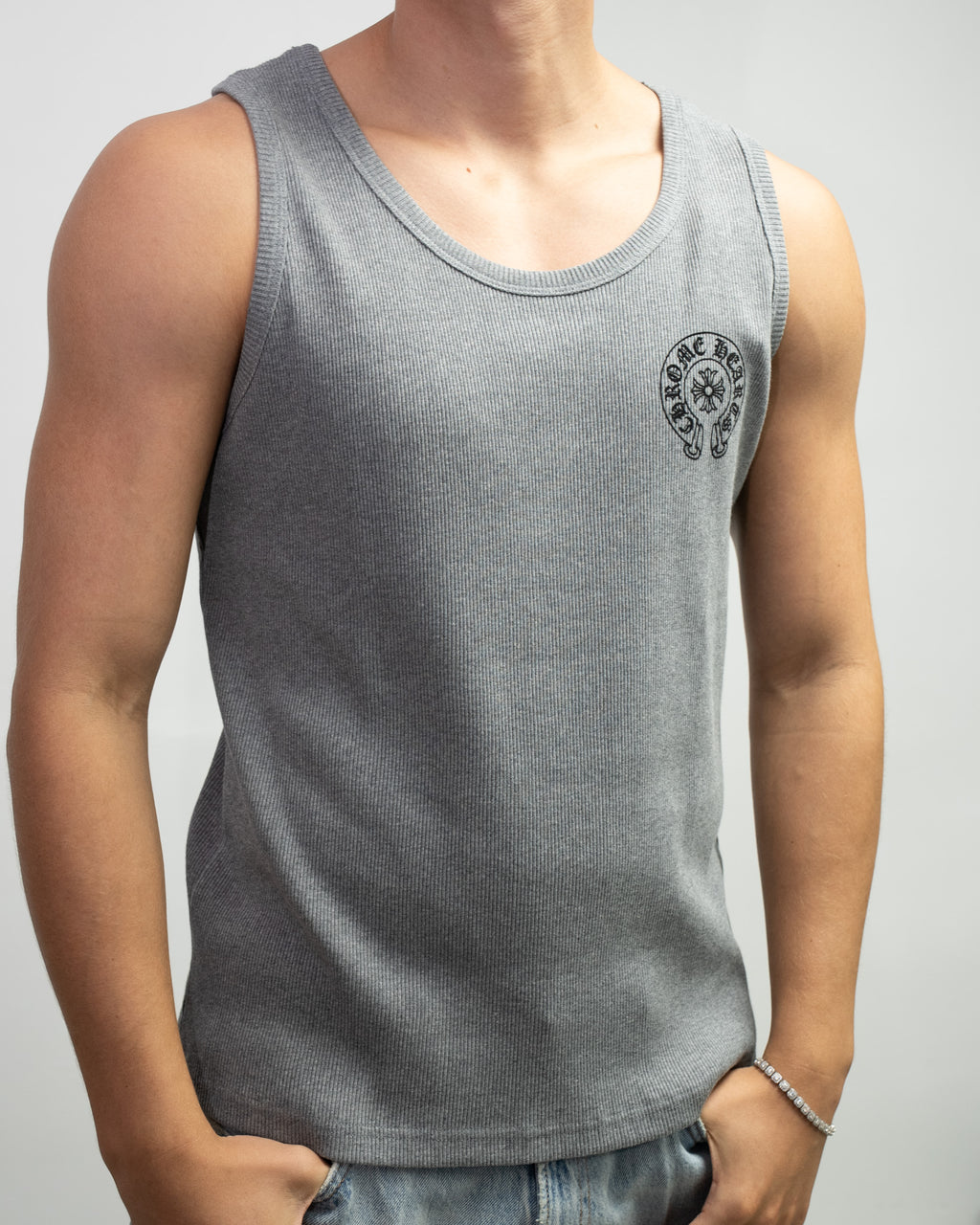 Horse Shoe Logo Grey Tank Top™