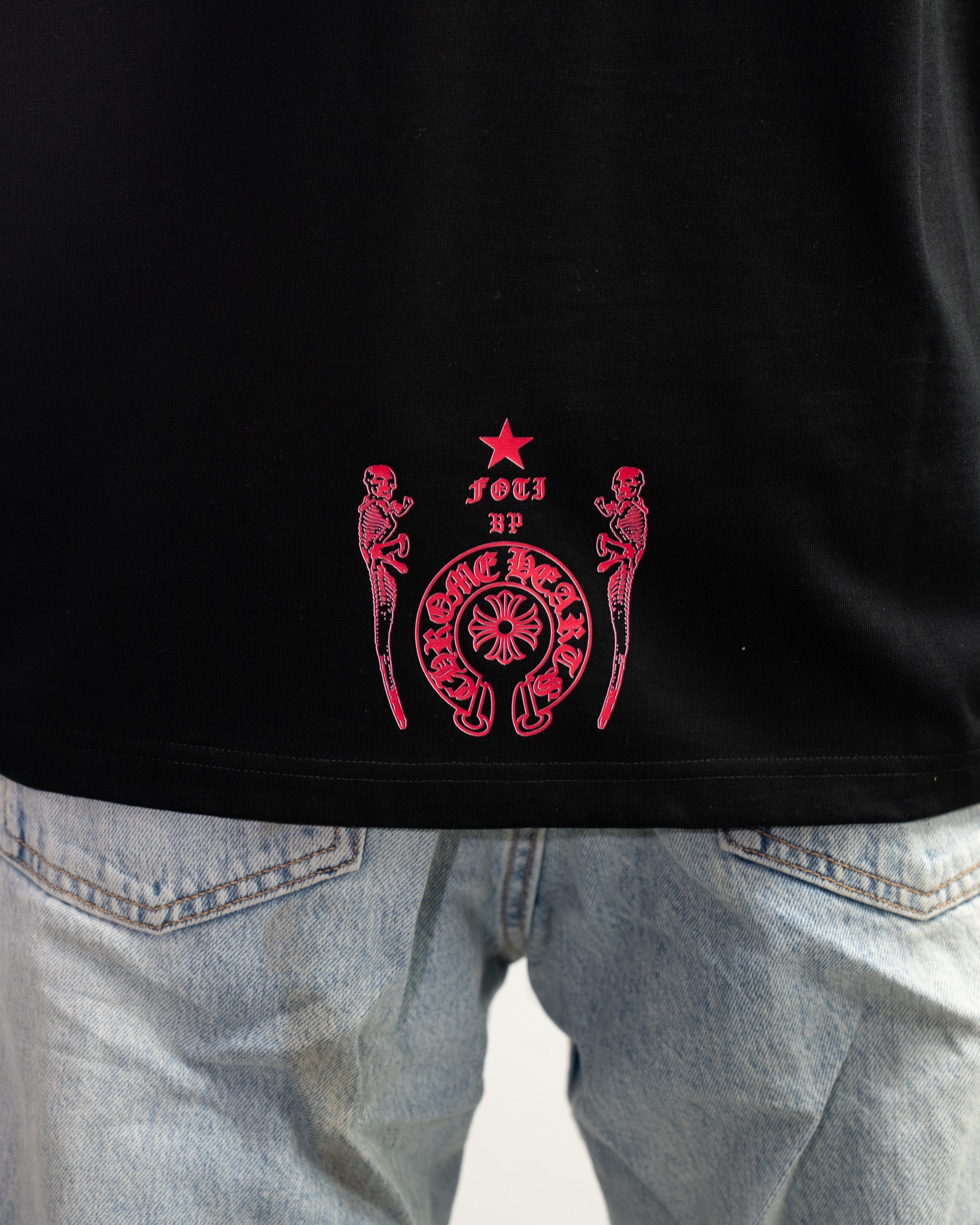 FOTI Hot Pink Skull Black T-Shirt™