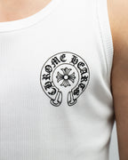 Horse Shoe Logo White Tank Top™