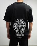 Horse Shoe Logo Miami Black T-Shirt™