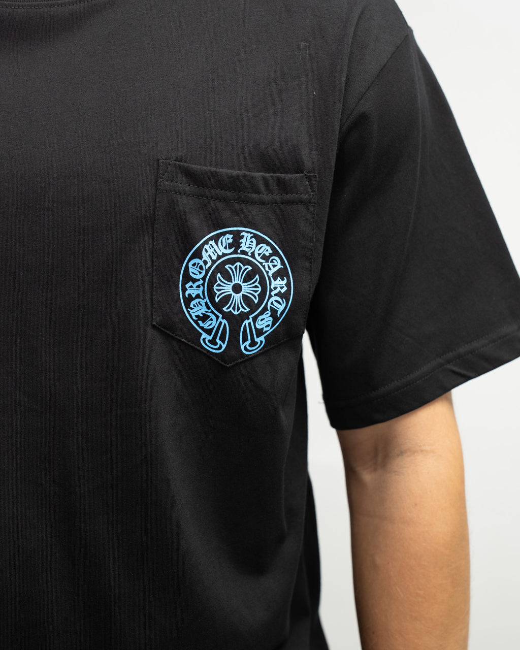 Blue Triple Cross Black T-Shirt™