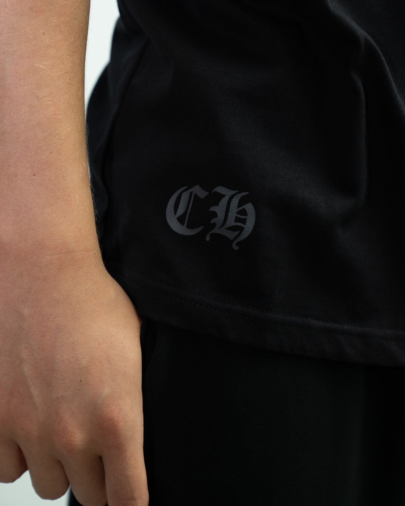 Blue Triple Cross Black T-Shirt™