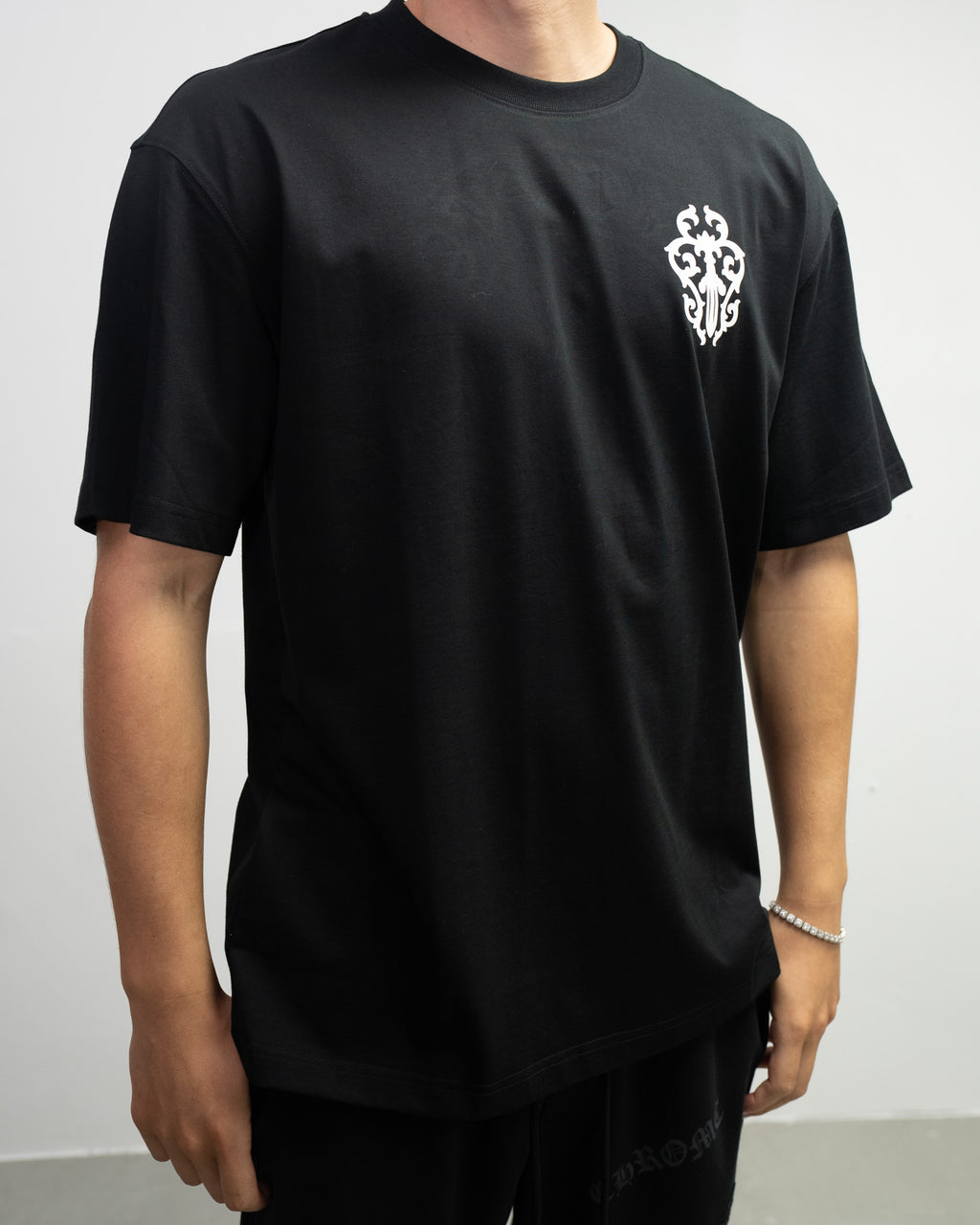 White Deadly Doll Logo Black T-Shirt™