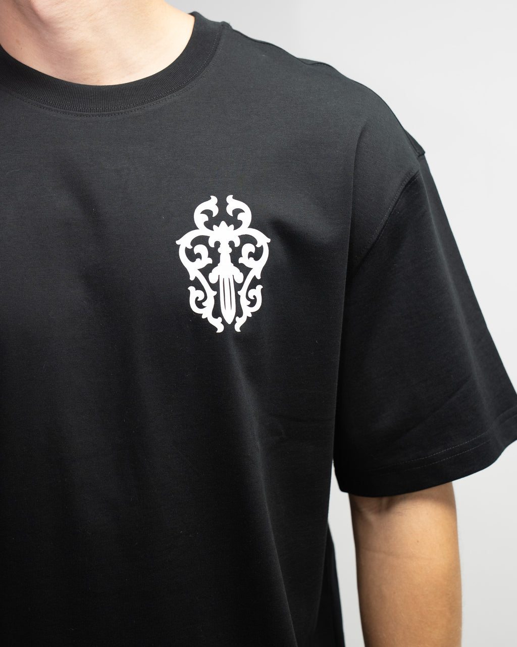 White Deadly Doll Logo Black T-Shirt™