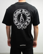 White Deadly Doll Logo Black T-Shirt™