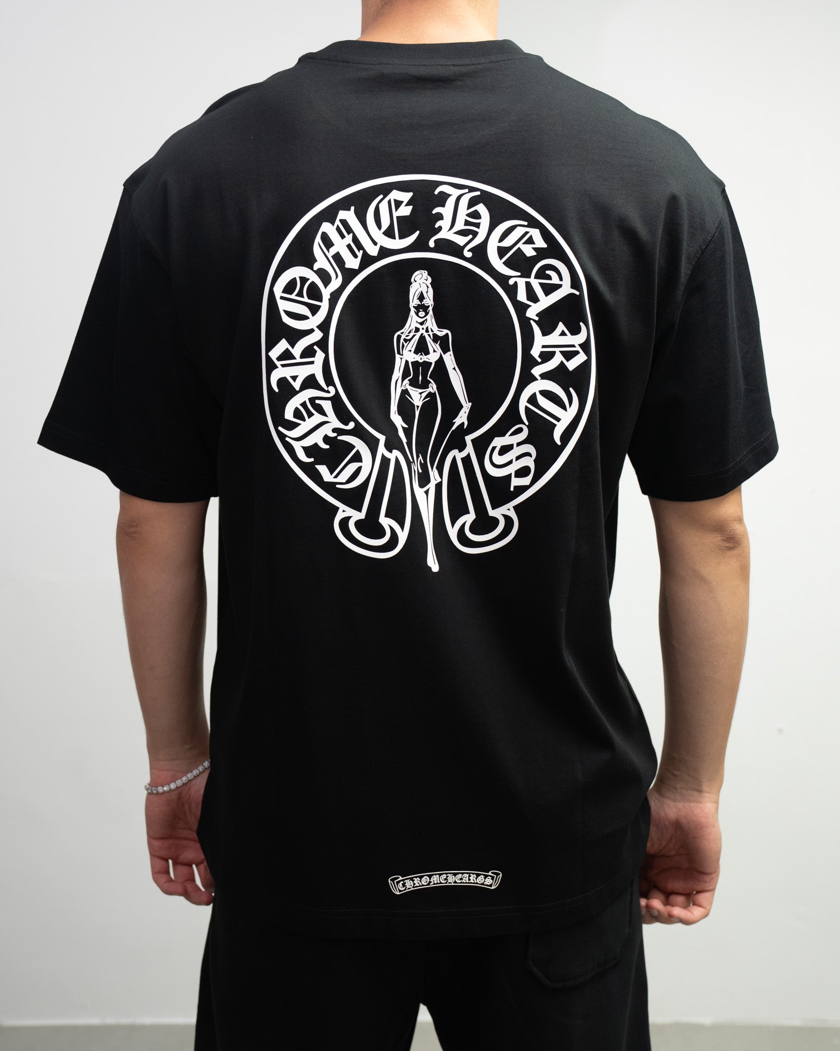 White Deadly Doll Logo Black T-Shirt™
