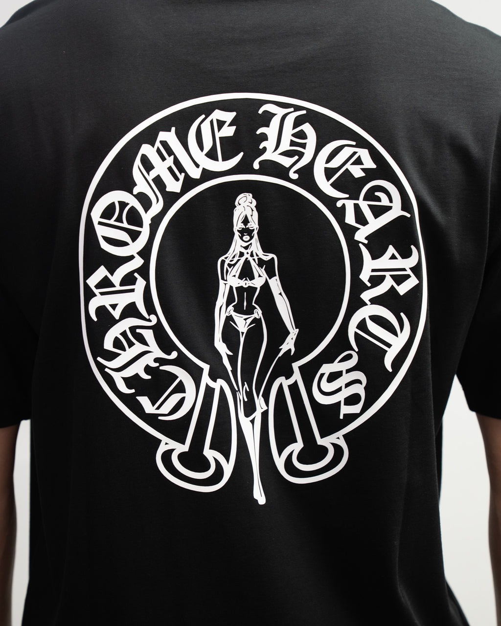 White Deadly Doll Logo Black T-Shirt™