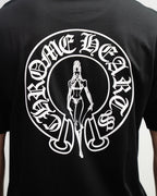 White Deadly Doll Logo Black T-Shirt™