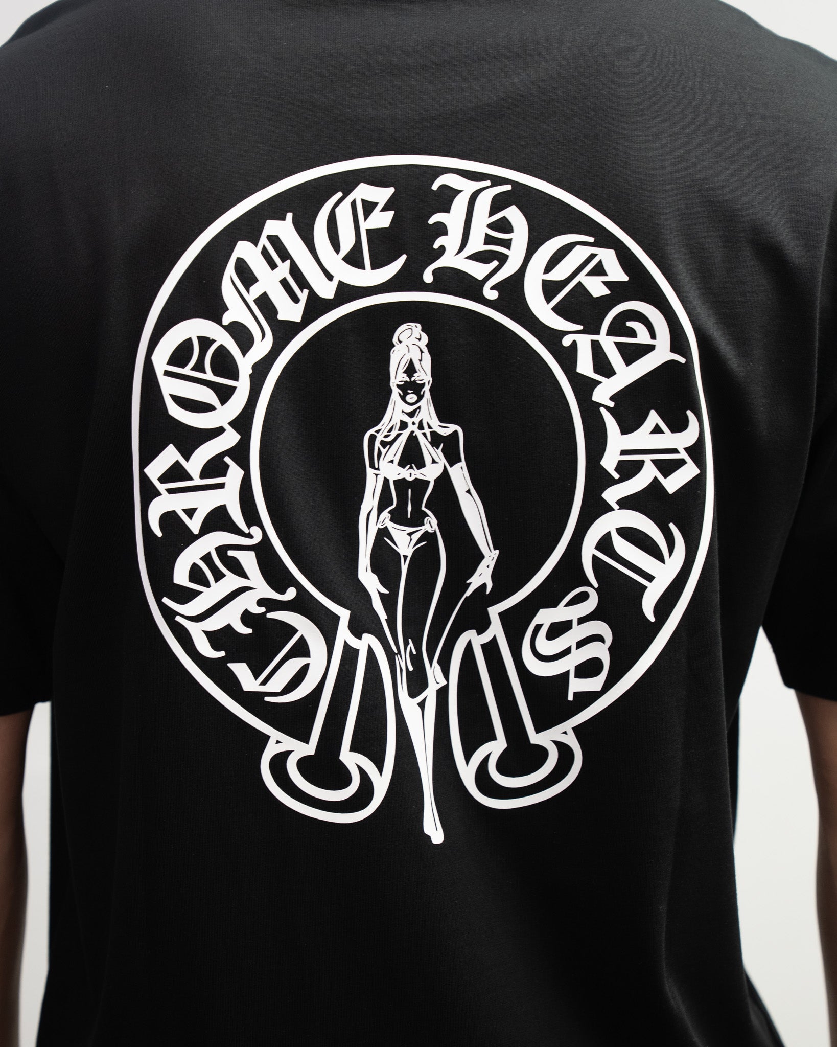 White Deadly Doll Logo Black T-Shirt™