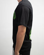 Green Horse Shoe Logo Black T-Shirt™