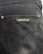 White & Black Cross Patch Grey Jeans™
